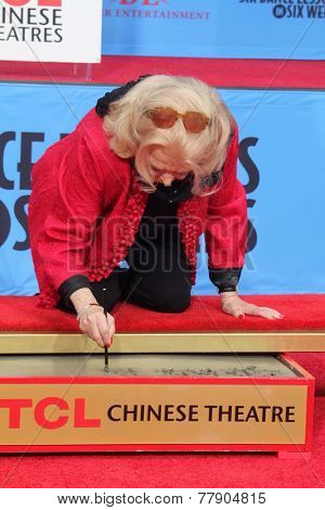 LOS ANGELES - DEC 5:  Gena Rowlands at the Gena Rowlands Hand and Foot Print Ceremony at the TCL Chinese Theater on December 5, 2014 in Los Angeles, CA