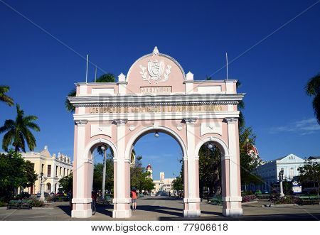 Arch of Triumph (Arco de Triunfo) in Cienfuegos, Cuba