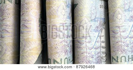 Wads Of Notes Pile Light