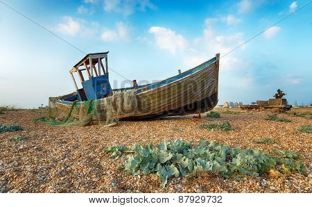 Old Wooden Fishing Boat
