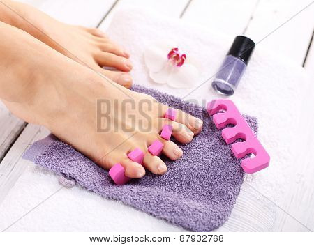 Summer pedicure