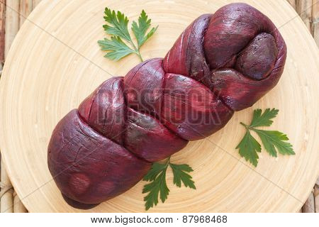 Treccia - Braided Mozzarella Cheese Bundle Marinated In Red Wine
