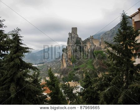 Ancient Castle On The Rock, La Iruela, Andalusia, Spain