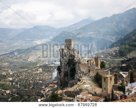 Ancient Castle On The Rock, La Iruela, Andalusia, Spain