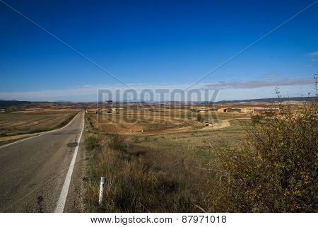 Estepas De Belchite, Zaragoza, Aragon, Spain