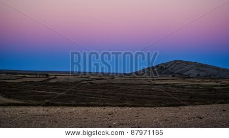 Estepas De Belchite, Zaragoza, Aragon, Spain