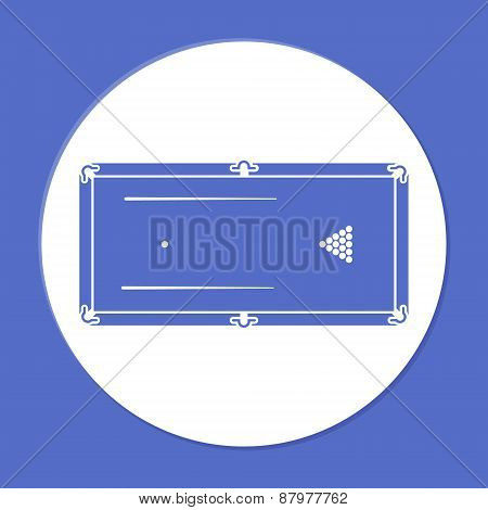 Pool Or Billiards Table Symbol