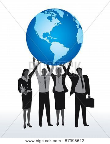 Young business people
