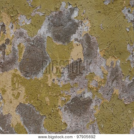 the paint is peeling off