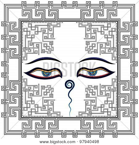 Tibetan eyes.