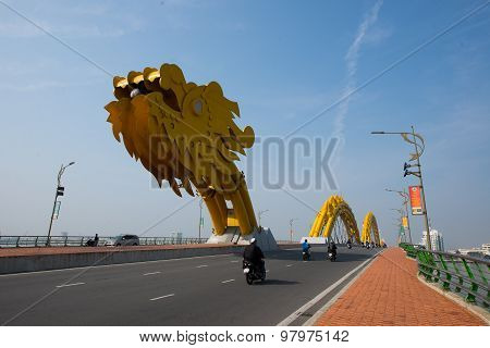 Dragon Bridge in Da Nang, Vietnam