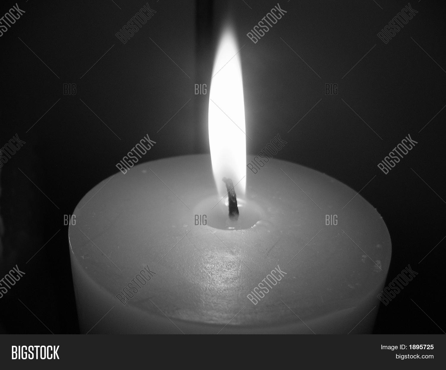 Black White Candle Image & Photo (Free Trial) Bigstock