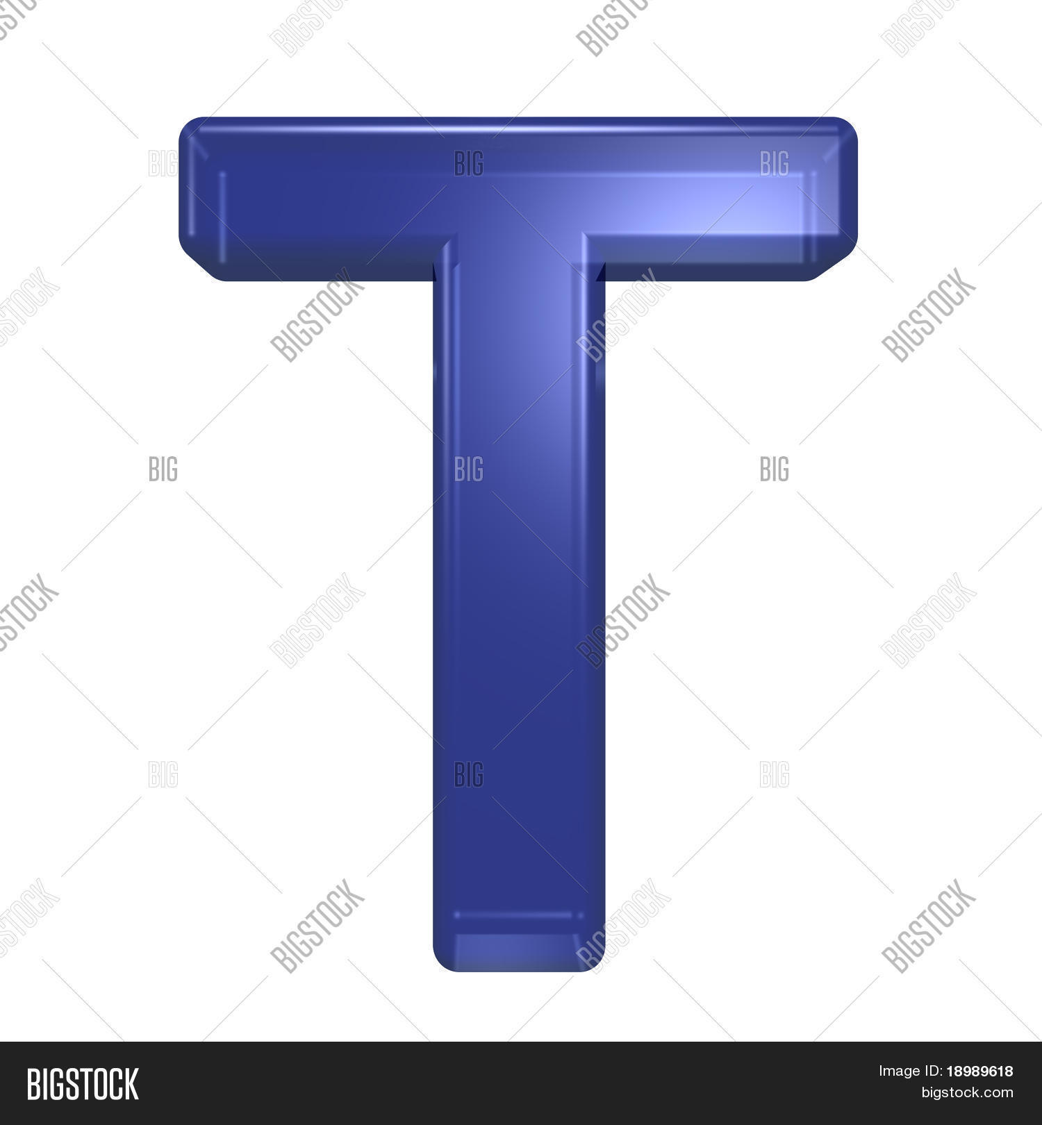 Word One Lettering Blue One Letter Blue Glass Image & Photo (Free Trial) | Bigstock