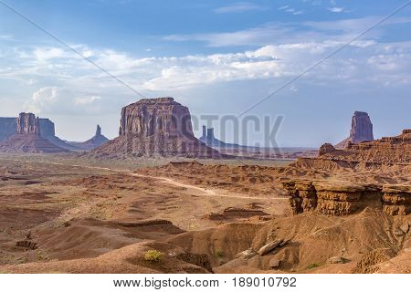 View From John Fords Place To Merrit Butte