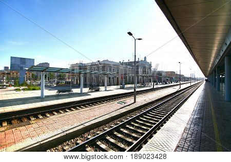 Ulaanbaatar Mongolia  July, 3  2016 :  Ulaanbaatar Train Station Is The Main Railway Station Of The