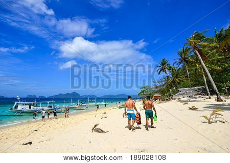 Tropical Sea In Palawan, Philippines