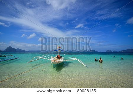 Tropical Sea In Palawan, Philippines