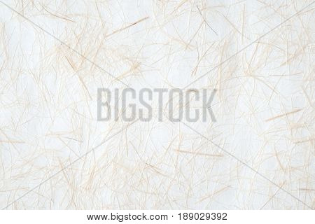 White mullberry paper textured background detail close-up