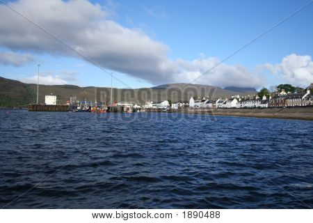 Landsbyen af Ullapool Skotland