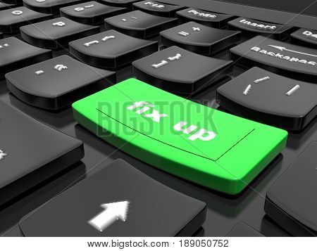 Button on the keyboard - to fix up, fix it - the help concept in addressing the problems and challenges
