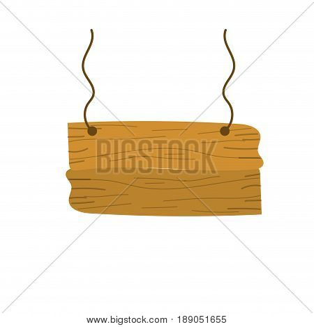 nice retangular wood emblem design vector illustration