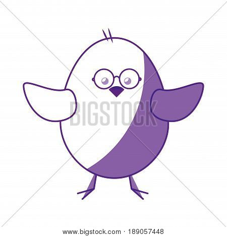 Little chicken cartoon icon vector illustration graphic design