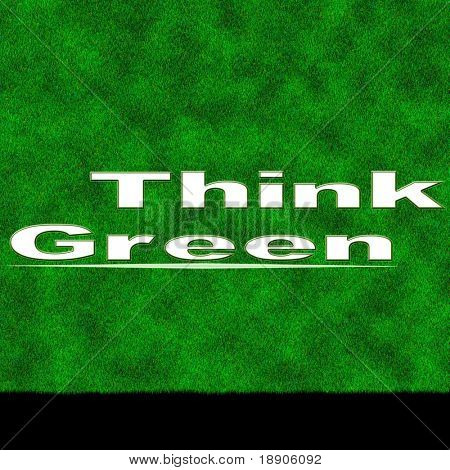 Pensare verde poster