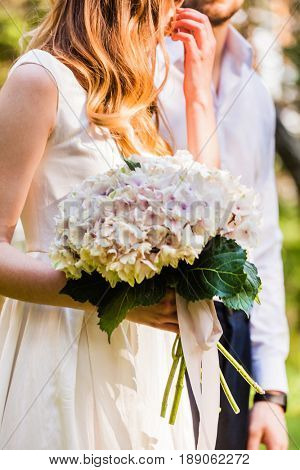 wedding in the forest