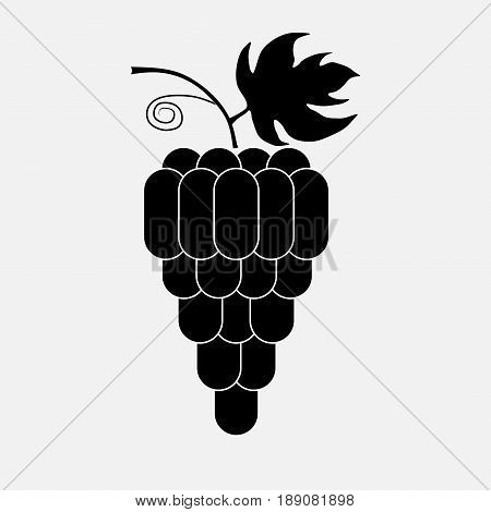 Icon nintendo grapes winemaking viticulture stock polnostju vector image editing
