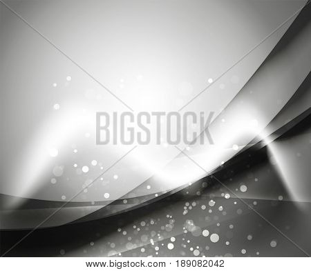 Shiny wave, magic light efffect abstract background