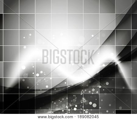 Shiny wave, magic light efffect abstract background