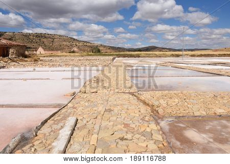 Saltworks of Imon Siguenza Guadalajara province Castilla la Mancha Spain