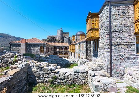 View of the famous fortress Rabat or Rabati in Akhaltsikhe, Georgia