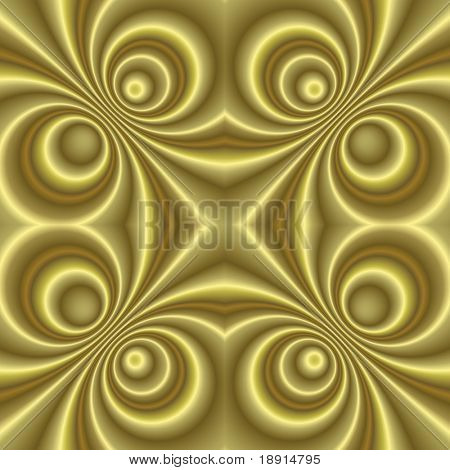 nahtlose tillable golden retro Hintergrund mit Verzierungen, Disco style