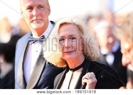 Brigitte Fossey attends the Closing Ceremony during the 70th annual Cannes Film Festival at Palais des Festivals on May 28, 2017 in Cannes, France.