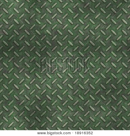 moosig, Grunge Metal Diamond Plate, nahtlos tillable