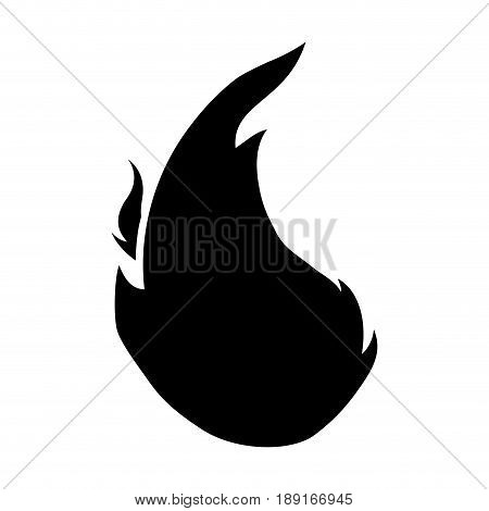 Fire burn flamme icon vector illustration graphic design