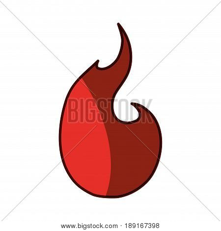 Fire burn flamme icon vector illustration graphic design