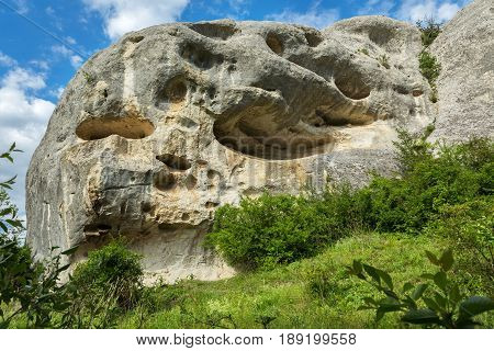 Cave City in the Cherkez-Kermen Valley, Crimea