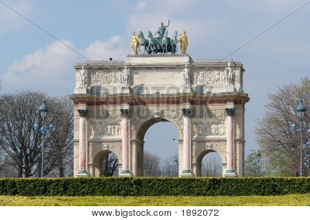 ARC Du triumf Du Carrousel, Paříž