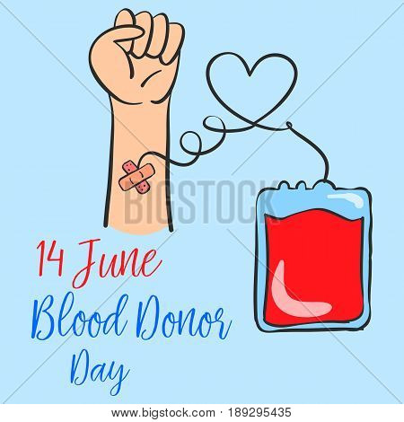 World blood donor day collection stock vector art