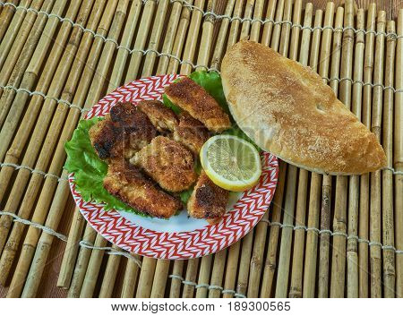 Amritsari Fish from Punjab - popular Amritsar street food.