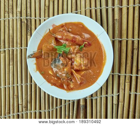 Hubby's Chala - Sardine Fish Curry. Southern India