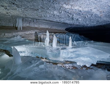 Ice Stalactites