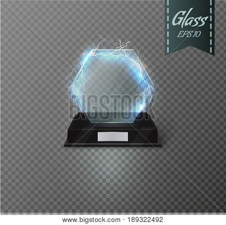 Magic Space. Fairy Dust. Infinity. Abstract Universe Background. Blue Background and Shining Stars. Vector illustration .