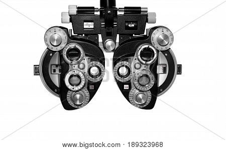 Phoropter ophthalmic testing equipment used in ophthalmology