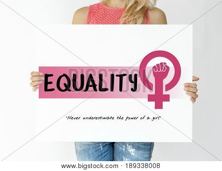 Women rights girl power equality gender