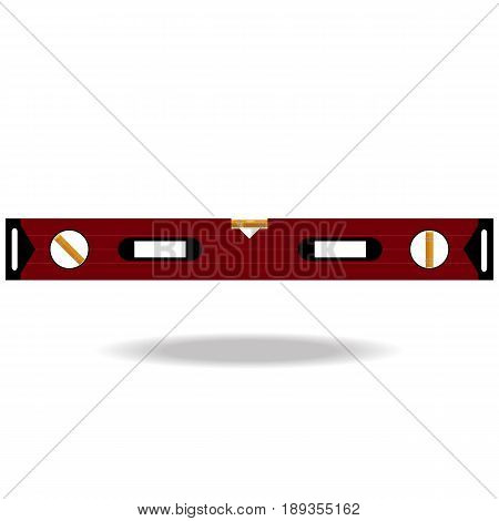 carpenter level vector illustration on white background
