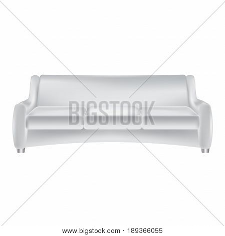 Sofa template for decorating your design. Vector illustration