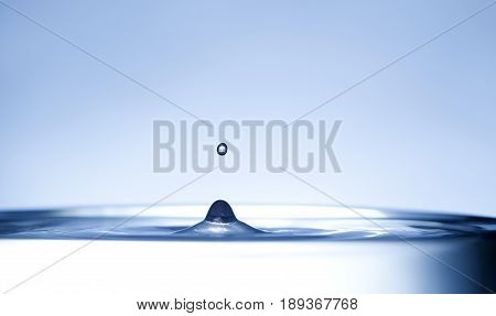 Drop Of Ink Falling